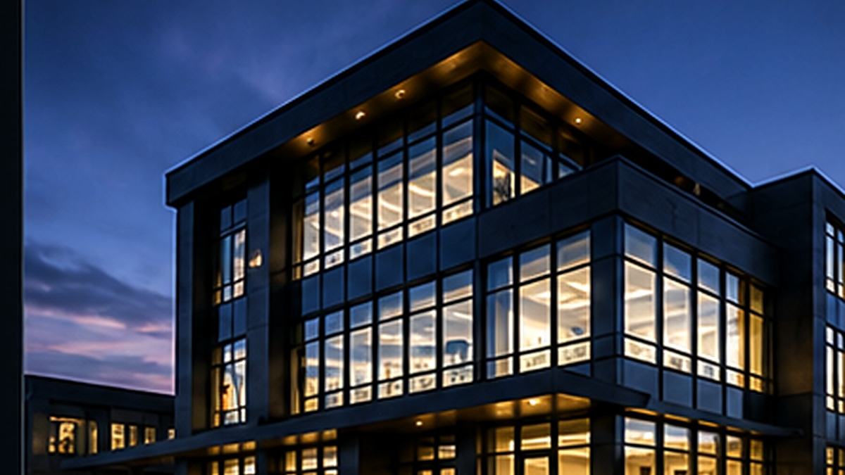 Modern commercial office building